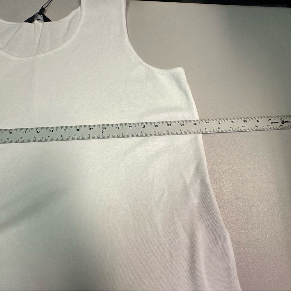 Ming‎ Wang Cream Sleeveless Tank Top - Picture 3 of 5
